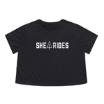 She Rides OG Cropped Tee