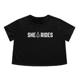 She Rides OG Cropped Tee